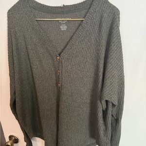 American Eagle Outfitters Soft Army Green Sweater